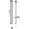 Sikkerhedsgel�nder / | afgr�nsningsgel�ndere | Fast stolpe til topstang til indst�bning i beton | Mellemste stolpe til topstang | varmgalvaniseret